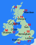 Forecast Wed Oct 16 United Kingdom